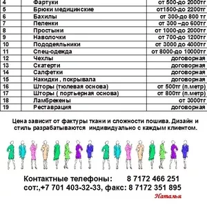 Ателье прайс 2023