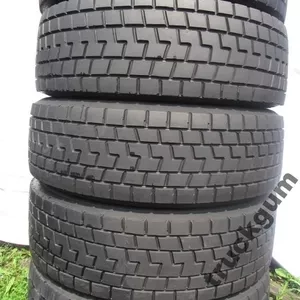 315/70R22, 5 шин грузовых используемых,  восстановленных,  углубился 