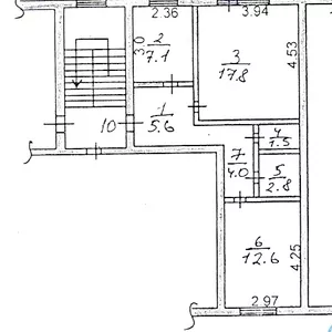 2-х комнатная,  улучшенной,  Затобольск 5й магазин за 37000$