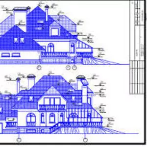 Проектирование домов, коттеджей, офисов 10$ за 1м2   