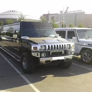 Лимузин Hummer H2 для любых мероприятий в Астане.