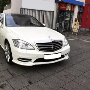 Mercedes-Benz S600 W221 c водителем. Аренда в Астане.