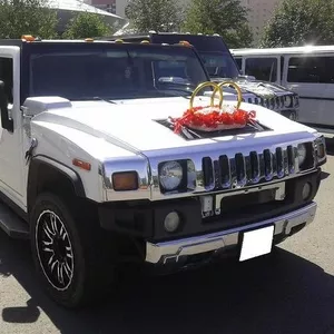 Лимузин Hummer H2 на выписку из роддома. Астана.