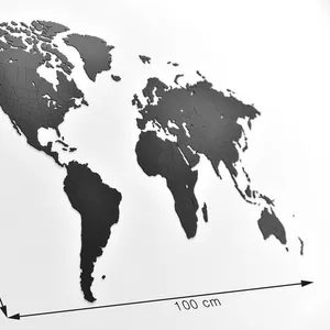 КАРТА МИРА PUZZLE 100 x 60 cm