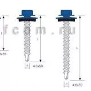 Саморезы кровли-фасада,  гидро-ветрозащитная мембрана кровли/фасада