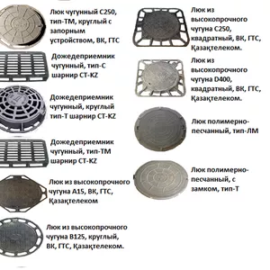 Люки чугунные от производителя 