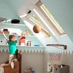 ПЛАСТИКОВЫЕ ОКНА VELUX,  РУЧКА СНИЗУ Казахстан