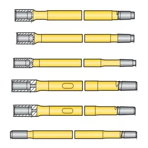 Гидроперфораторные буровые штанги T38-R39-SR35,  аналог Atlas Copco