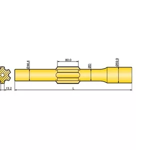 Хвостовик аналог Atlas Copco BBE 57