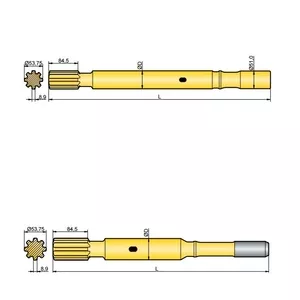 Хвостовик аналог Atlas Copco COP 1440,  COP 1550,  COP 1838