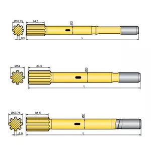 Хвостовик аналог Atlas Copco COP 1550,  COP 1550,  COP 1638,  COP 1838,  COP 2238