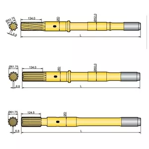 Хвостовик аналог Atlas Copco COP 2160,  2160EX,  2540EX