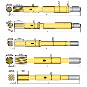 Хвостовик аналог Atlas Copco COP 4050,  4050ME,  COP 4050MEX,  COP 4050EX 