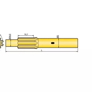 Хвостовик аналог Ingersoll Rand Hydrastar 200