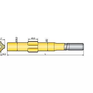 Хвостовик аналог Ingersoll Rand  YD 90 M