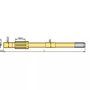 Хвостовик аналог Ingersoll YH 95 RP,  YH 100 RP