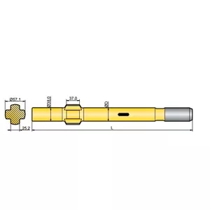 Хвостовик аналог Sandvik/Tamrock 438 LS,  438 TS