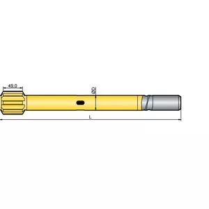 Хвостовик аналог Sandvik/Tamrock  HL 500,  HL 500 S