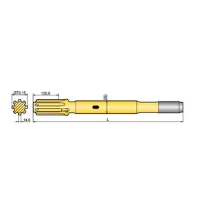 Хвостовик аналог Sandvik/Tamrock HL 1000 PE-65,  HL 1500 PE-65,  HL 1560 T-65